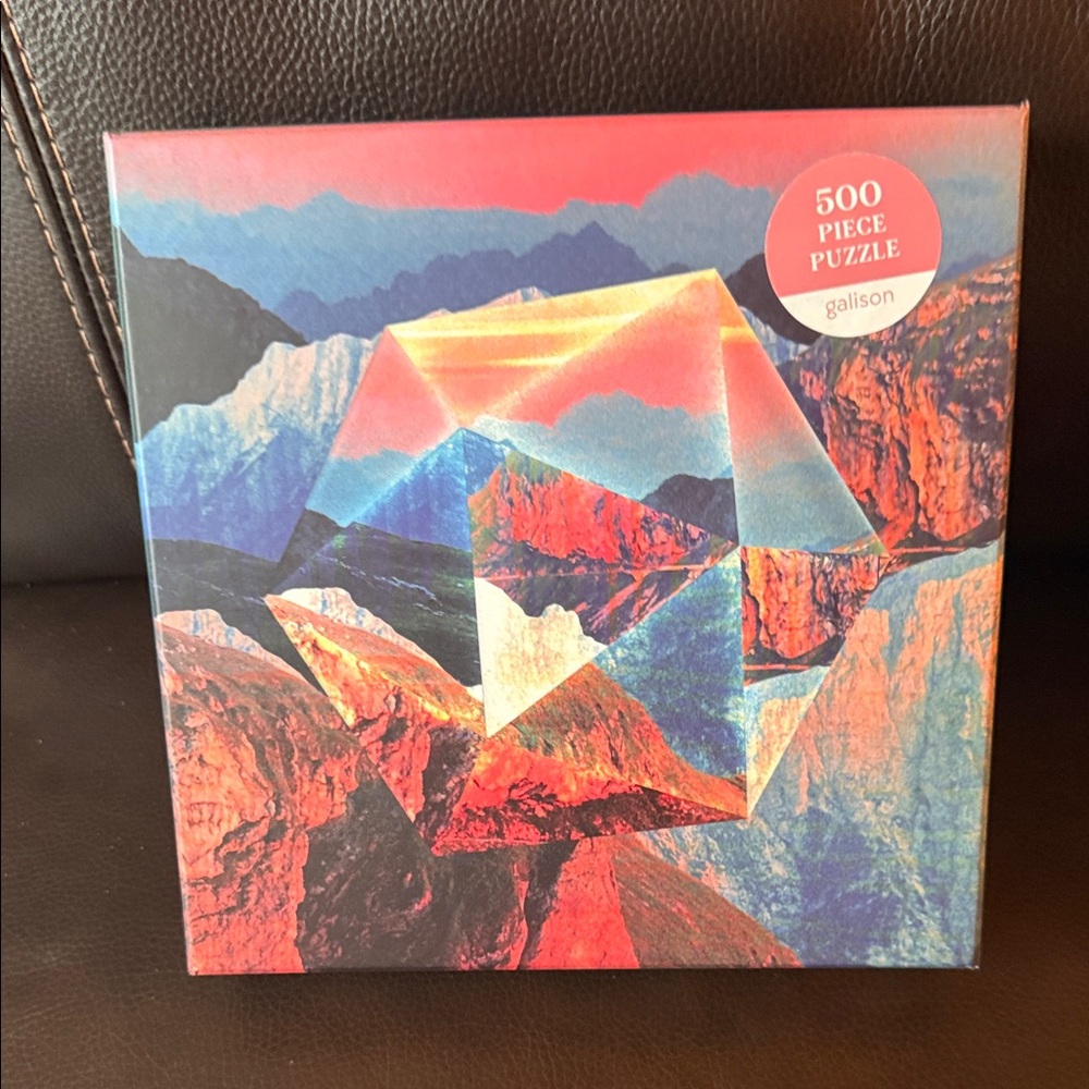 Galison Natures Prism  500-Piece Puzzle.Complete. Excellent condition has poster